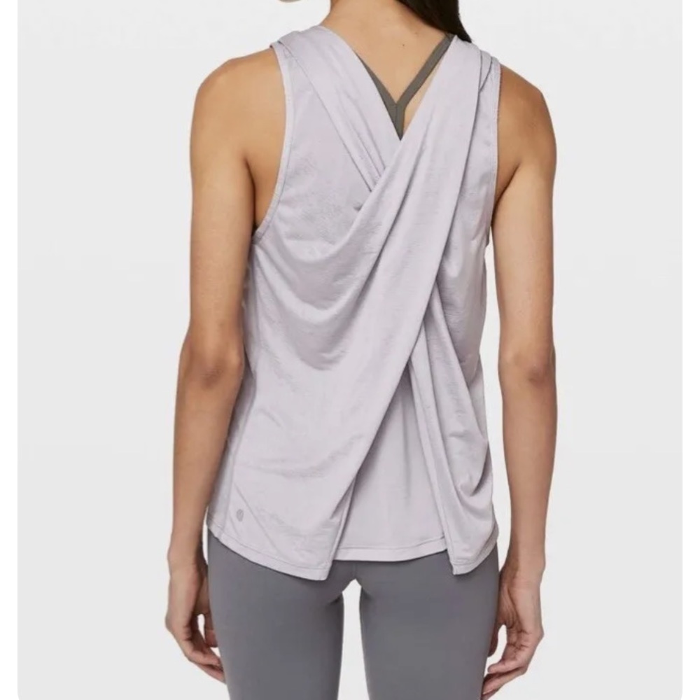 Lululemon Soul Stride Tank in‎ Iced Iris Sz 6